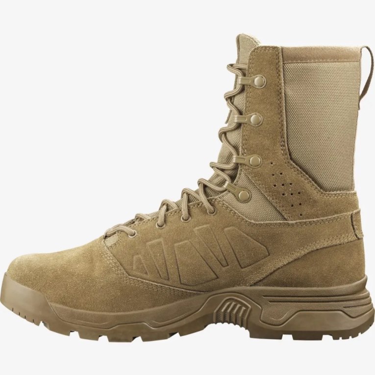 Brown Salomon Guardian Wide Men's Tactical Boots | PH 26159L